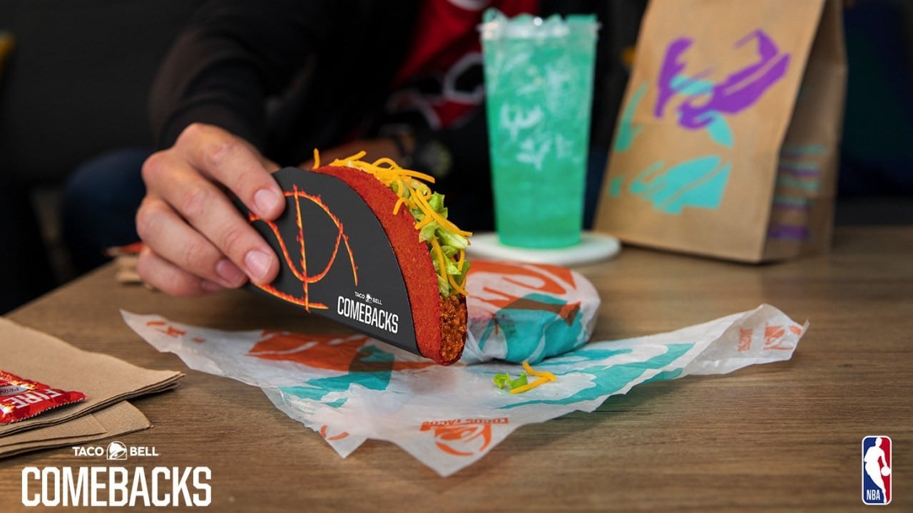 Taco Bell Free Flamin' Hot Doritos Locos Tacos