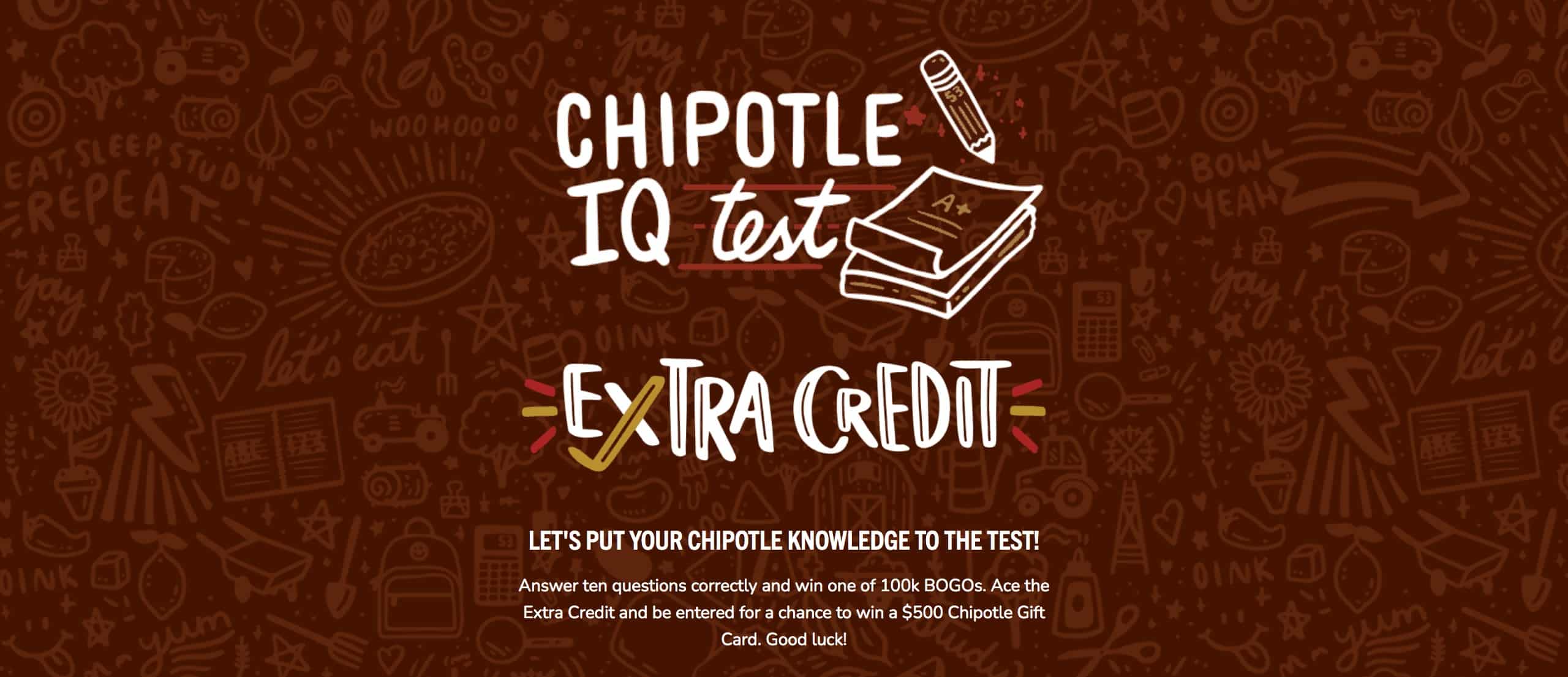 Chipolte IQ Test